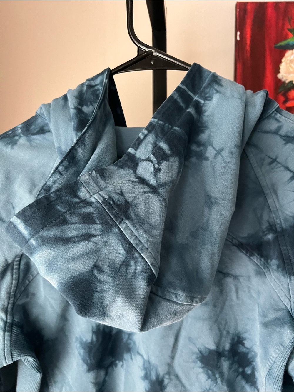 Lululemon scuba hoodie light cotton fleece tie-Dye Zip Hoodie - Teal Blue - Picture 8 of 8